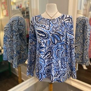 Lilly Pulitzer Etwa long sleeve top size M